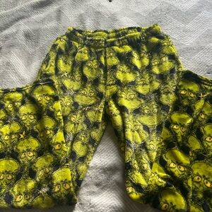 Vibrant Yellow and Black Pajama Bottoms